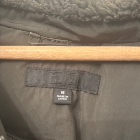 Women's Olive Green Parka with Faux Fur Hood - Picture 2 of 6